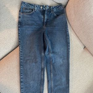 Topshop moto denim mom jeans - size 28
